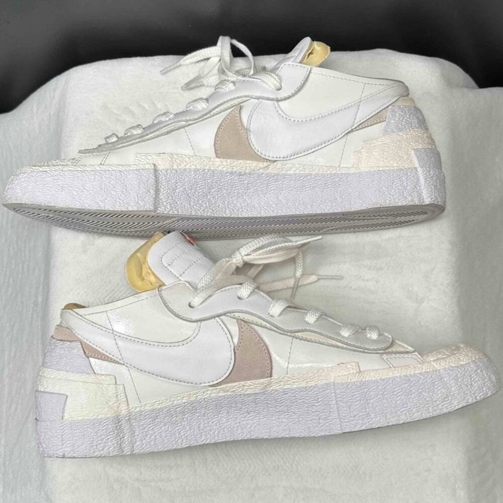 Nike x sacai Blazer Low “White Patent” | DM6443-100 | 15M - Picture 3 of 10